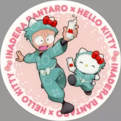 【中古】コースター 猪名寺乱太郎×ハローキティ コースター 「忍たま乱太郎×サンリオキャラクターズ in AMOCAFE 第二弾」 ドリンクメニュー注文特典