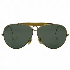 レイバン RAY BAN B&L ボシュロム シューターサングラス ヴィンテージ 繩手 グレーレンズ ゴールド メンズ ★AA☆