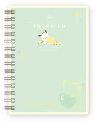 【中古】ノート・メモ帳 ミント＆イエロー デコレクションノートブック 「サンリオキャラクターズ」