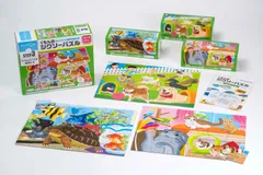 くもん出版(KUMON PUBLISHING) くもんのジグソーパズル STEP3 いっしょにくらす動物たち 知育玩具 子供ジグソー 24ピース・35ピース・48ピース 2.5歳以上 JP-36 KUMON