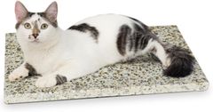 猫ひんやりプレート 大理石 魔法の天然石 犬クールボード ウサギ涼感プレート Mサイズ 厚み1.5センチ ハムスター ウサギ 冷却マット 汚れにくい 夏グッズ 熱中症対策 Ｂタイプ