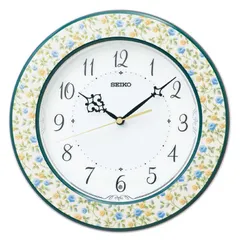 SEIKO アーチ型置時計 花柄 電波 SEIKO アーチ型置時計 花柄 電波