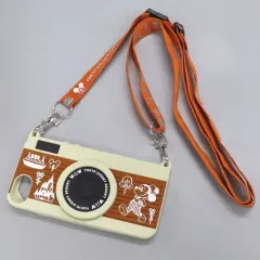 【中古】携帯ジャケット・カバー ミッキーマウス(カメラ型) ネックストラップ付きiPhoneケース 「ディズニー」 東京ディズニーリゾート限定のサムネイル