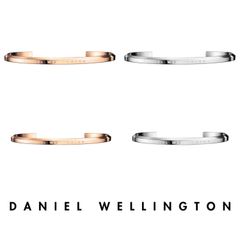 ダニエルウェリントン クラシックカフ バングル DW00400001 Jewellery - Classic bracelet in rose gold - Size Large | DW