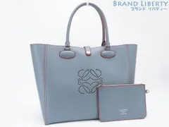 ロエベ LOEWE バックルジッパー トート ソフトグレインカーフ