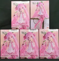 プライズ 初音ミク ぬーどるストッパーフィギュア​ 桜ミク2024 パールカラーver.5個セット 美少女フィギュア まとめ