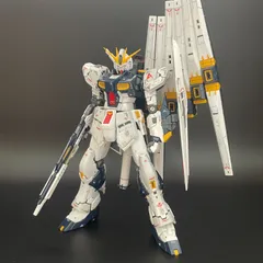ガンプラ RG 1/144 νガンダム 【組立済ジャンク品】バンダイ 406のサムネイル