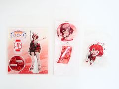 3点セット バーチャルYouTuber ななしいんく 茜音カンナ アクリルスタンド・アクリルキーホルダー ななし夏祭り2023
