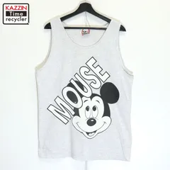 90s USA製 vintage Disney ミッキーマウス Mickey Mouse タンクトップ メンズ 表記XLサイズ