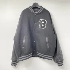 【中古】X-LARGE スタジャン サイズXL ブラック ▲袖破れ有 エクストララージ[17]