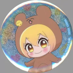 【中古】バッジ・ピンズ くまくんの着ぐるみ 缶バッジ 「P丸様。」