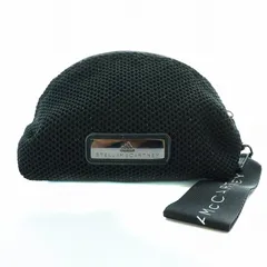 アディダス バイ ステラマッカートニー adidas by Stella McCartney ESS ウォッシュキット ポーチ メッシュ ロゴ 黒 ブラック /KUのサムネイル