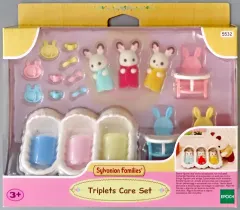 【中古】おもちゃ Triplets Care Set -ショコラウサギのみつごちゃんお世話セット- 「シルバニアファミリー」