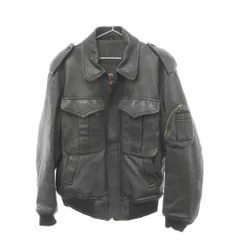 MEN'S BIGI (メンズビギ) 90S ラムレザー ジップアップ ブルゾン ジャケット ブラックのサムネイル