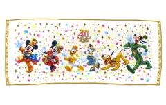 【中古】タオル・手ぬぐい 集合(整列) フェイスタオル 「東京ディズニーリゾート40周年 “ドリームゴーラウンド”」 東京ディズニーリゾート限定