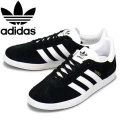adidas (アディダス) BB5476 GAZELLE ガゼル スニーカー コアブラックxホワイトxゴールドメタリック AD235 25.5cm