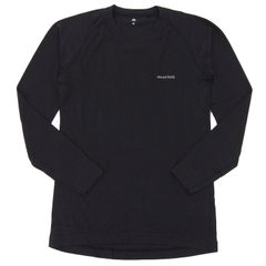 [モンベル] アンダーウェア メンズ インナー ジオライン L.W.ラウンドネックシャツ 1107732 (ブラック(BK) /XS) [ブラック(BK)] [XS]