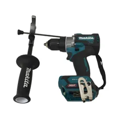 △△MAKITA マキタ 震動ドライバドリル コードレスタイプ HP001G ブルー 36v-40v ハンドル付のサムネイル