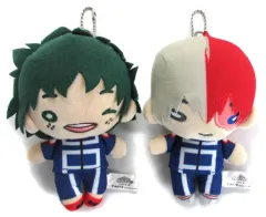 緑谷＋爆豪＋轟　体操着　3個セット　にとたん　ぬいぐるみキーホルダー　ヒロアカ 緑谷＋爆豪＋轟 体操着 3個セット にとたん ぬいぐるみ