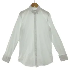 グリーンレーベルリラクシング ユナイテッドアローズ green label relaxing BROAD WING D/CF シャツ ウイングカラー 3111-197-1808 ドレスシャツ 長袖 ダブルカフス コットン ホワイト 白 39