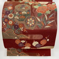 お得定番人気訪問着 美品 逸品 落款 花井幸子 貝合わせ 波頭 金糸 刺繍 青灰色 袷 身丈162cm 裄丈66.5cm M 正絹 ☆☆☆☆☆ 仕立て上がり