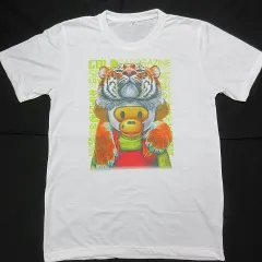 エイプBAPE 遅く KIDSベビーマイロTシャツ100cmオレンジ猿ゴリラ