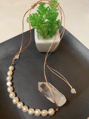 ホワイトパール（淡水真珠）ネックレス