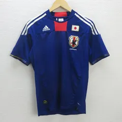 G■アディダス/adidas 日本代表/ドライTシャツ P67397【M】青/men's/71【中古】■