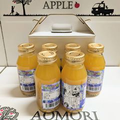 【Sale☆全品20〜30％割引中】りんごジュース「アップルマジック」それが声優！ラベル（180mL小瓶ｘ６本）手提げ型小箱入り
