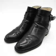 バリー ブーツ 本革 レザー ブランド シューズ 靴 イタリア製 黒 レディース 7サイズ ブラック BALLY 【中古】