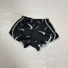 美品  NIKE ナイキ DRI-FIT ドライフィット 男の子 女の子 子供用 ショートパンツ 短パン 150㎝ ブラック グレー ロゴマーク 運動 スクール スポーツ トレーニング ランニング ウォーキング 陸上 かっこいい