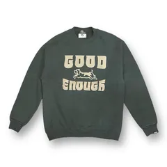 GOOD ENOUGH  90s Lee 犬 カレッジロゴ クルーネック スウェット グッドイナフ リー M　チャコール系　54136Aのサムネイル