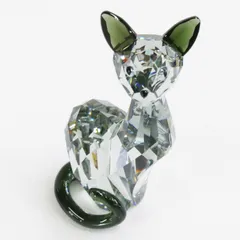 SWAROVSKI - SWAROVSKI スワロフスキー ハウスオブキャット イネス オブジェ クリア 995008 猫 訳あり品【中古】 SWAROVSKI - SWAROVSKI スワロフスキー ハウスオブキャット