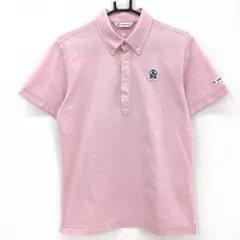 coco 中古 アンパスィ and per se メンズ 半袖ポロシャツ L ピンク 春夏 刺しゅう coco 中古 アンパスィ and per se メンズ 半袖ポロシャツ L