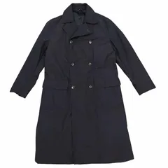 エルメネジルドゼニア Ermenegildo Zegna 中綿 ロングコート ジャケット ダブルブレスト シルク 黒 ブラック 50 約L 1027 のサムネイル
