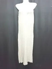 ◇ Θ ANAP アナップ リブ素材 キャミソール 膝下丈 ワンピース サイズF ホワイト レディース P  【1409250037955】