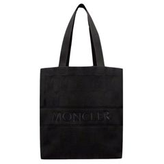 1 MONCLER モンクレール 5D00009 M3706 KNIT TOTE ブラック トートバック