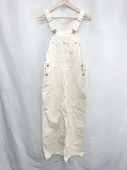 ◇ Θ JAVA ジャバ 綿 オーバーオール サイズS アイボリー レディース メンズ E  【1502060015738】