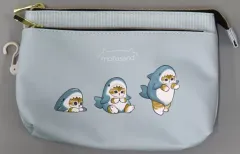 【中古】雑貨 サメにゃん ダブルファスナーポーチ 「mofusand×しまむら」