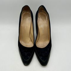 LOUIS VUITTON　ルイヴィトン　パンプス　モノグラム　サテン　サイズ35　あ241229-4