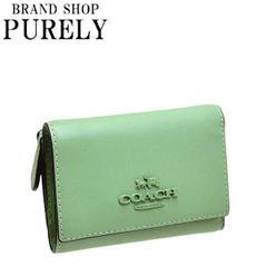 コーチ 財布 レディース COACH 折り財布 レザー マイクロ ウォレット CP260 SVRT2 ソフトグリーン