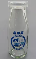 【中古】グラス 孫悟空(少年期)＆クリリン 牛乳瓶グラス 「一番くじ ドラゴンボール Fantastic Adventure」 E賞