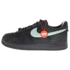 NIKE (ナイキ) ×TIFFANY&CO AIR FORCE 1 LOW 1837 BLACK ティファニー エアフォース1 ローカットスニーカー ブラック/ブルー US12/30cm DZ1382-001のサムネイル