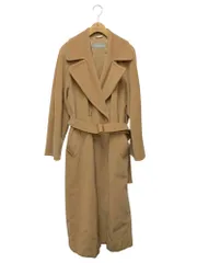 マックスマーラ 銀タグ チェスターコート ロング シングル ベージュ L マックスマーラ S Max Mara ウールコート ZENITH ロングコート 大きい
