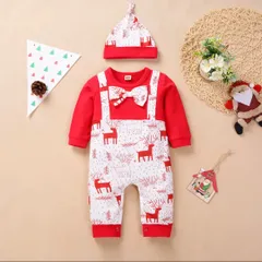 《即日発送》 クリスマス トナカイ ロンパース
