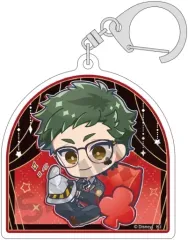 【中古】キーホルダー トレイ・クローバー 「ディズニー ツイステッドワンダーランド トレーディングアクリルキーホルダーvol.1 クッション」