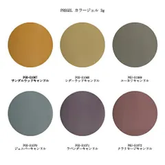 プリジェル PREGEL ミューズ カラージェル 3g 【6色からご選択】 PGU-S1067 PGU-S1068 PGU-S1069 PGU-S1070 PGU-S1071 PGU-S1072 スモーキーキャンドルシリーズ くすみカラー シアー ニュアンス