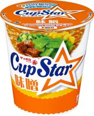 L045	サッポロ一番　箱買い　カップスター 味噌　78g ×12　夜食　まとめ買い　小腹がすいたら　カップ麺　3分　お湯を注いで　子ども　パパ　ママ　受験生　部活帰り　一人暮らし　家族で　みそ味　定番　即席ラーメン	4901734050001