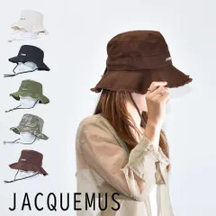 【新品未使用】JACQUEMUS ブラウン バケット ハット JACQUEMUS ジャックムス 帽子 ハット 223AC001 LE BOB GADJO