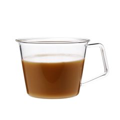 KINTO (キントー) CAST コーヒーカップ 220ml 耐熱ガラス 電子レンジ・食洗機使用可 8434